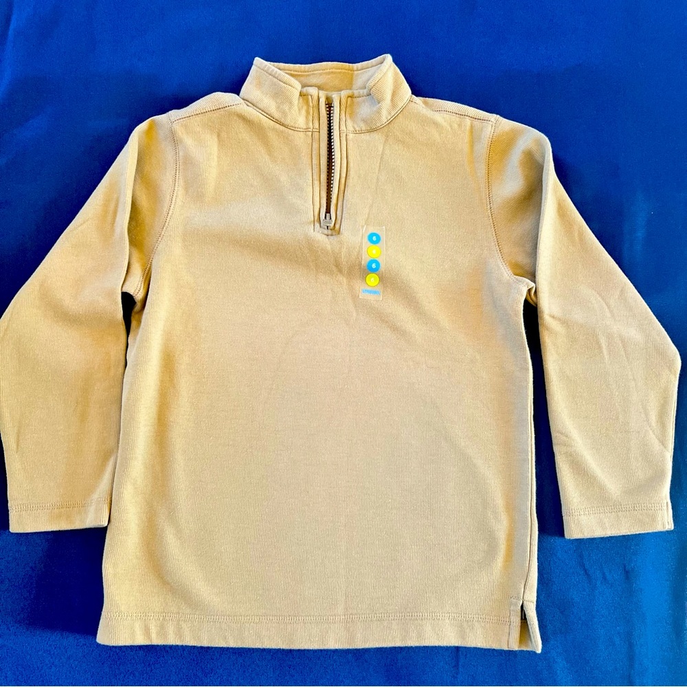 GYMBOREE Boy's long Sleeve zippered pullover (size 6)
